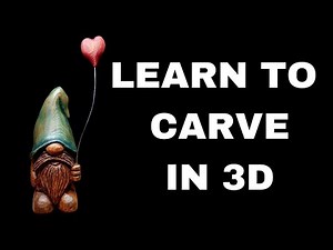 Beginners Gnome dremel carving in 3D