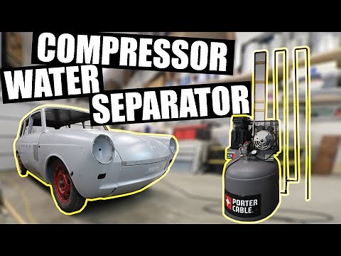 DIY Air Compressor Water Separator!!
