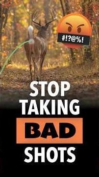 Stop Taking HORRENDOUS SHOTS on Deer! 😡 NO MORE ETHICS?