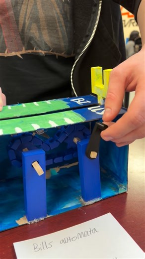 Advanced Manufacturing & Engineering on Instagram: "Our PLTW Introduction to Engineering Design students brought their Automata projects to motion—transforming sketches into mechanisms that actually move applying what they have learned all semester. From precision to creativity, these builds show real engineering thinking in action. Which automata is your favorite?"