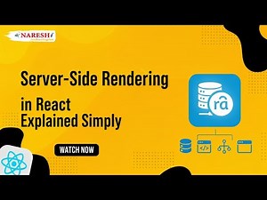 Server-Side Rendering in React Explained Simply | NareshIT