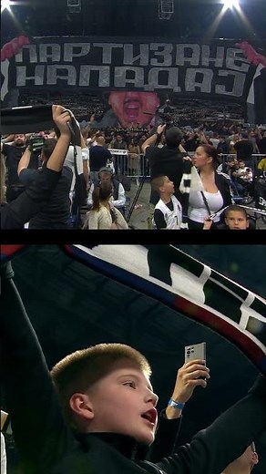 The Partizan Belgrade fans ALWAYS bring it