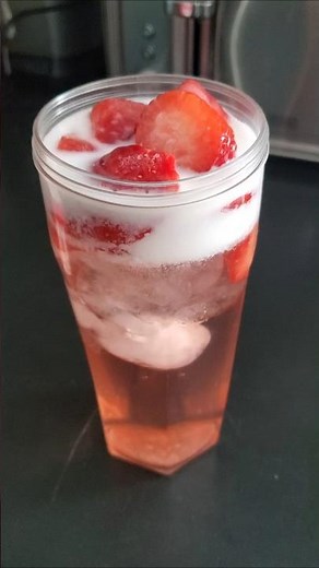 HOW TO: make the starbucks pink drink at home and save money #tutorial #starbucks #pinkdrink #howto
