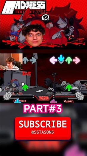 Friday Night Funkin’ VS MADNESS Incident 0201A (PART 3) #shorts #fnfmod #fridaynightfunkin #stason