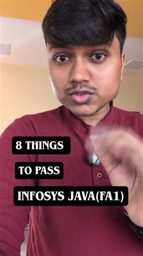 Corporate Guy on Instagram: "📌 8 Things You MUST Do to Pass FA1 (Java) — 1️⃣ Master Basic Syntax� Be fully comfortable with variables, data types, loops (for/while), arrays, and string operations.� FA1 ALWAYS tests your fundamentals through small code snippets. 2️⃣ Understand OOP Like a Pro� Classes, objects, constructors, methods,� inheritance, method overriding, abstraction & interfaces — these are core FA1 topics.� Expect at least 3–4 MCQs + 1 coding question on OOP. 3️⃣ Practice 15–20 Stand