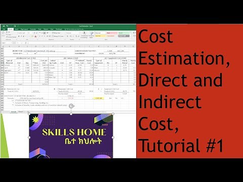 Cost Estimation Tutorial #1
