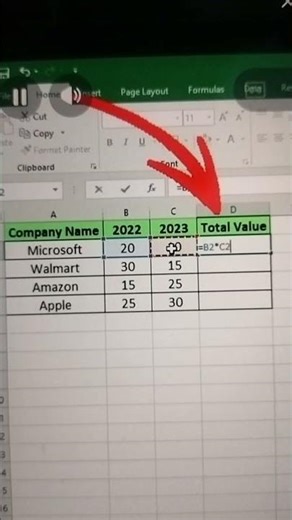 Excel Multiplication formula tricks | How to multiple 2 Value in Excel #excel ##microsoftexcel