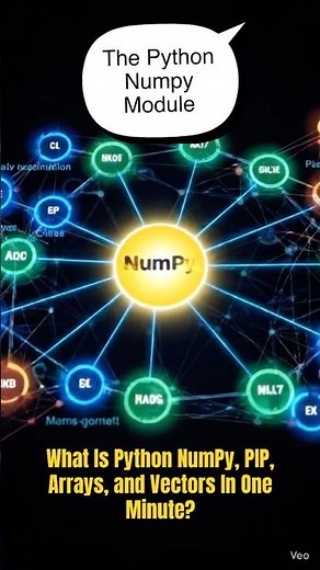 Python PIP, NumPy Modules and NumPy Arrays and Vectors 💥