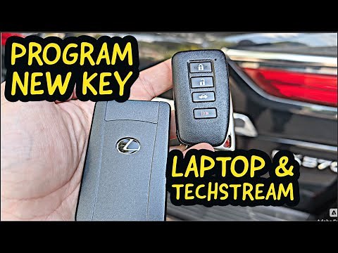 Program Key Fob Remote and Credit Card Key for your Lexus or Toyota with Techstream Laptop VXDiag