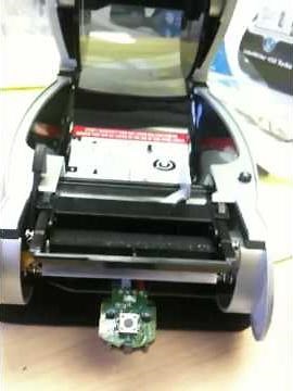 Clearing a Paper Jam from a Dymo Turbo 450 printer - Label Flow 6