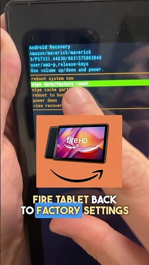 How to Reset Amazon Fire Tablet 10 (in 54 seconds)