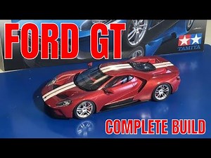 Building the New Tamiya 1/24 Ford GT Step by step, Plastic Model Car