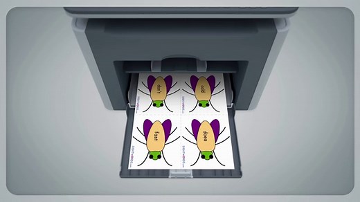 Fly Swat Card Creator - Sight Words: Teach Your Child to Read