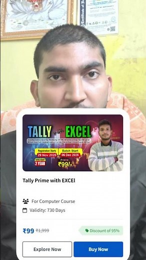 Advance #TallyPrime with #Excel #OnlineBatch with Gyan #Computer Classes