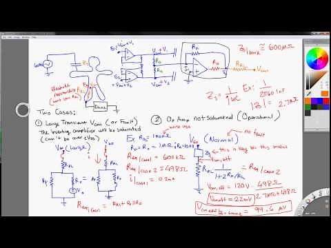Biomedical Instrumentation Part 3 - Right Leg Drive Derivation Tutorial