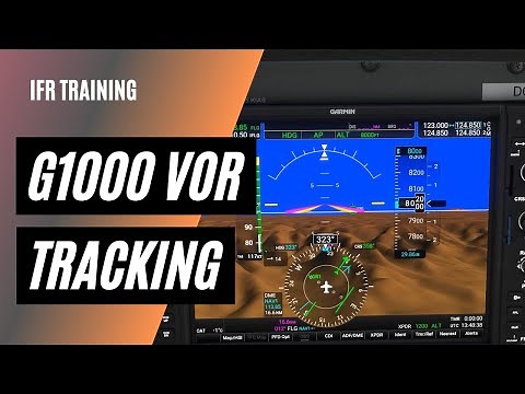 G1000 VOR Navigation Made Easy | Mastering VORs on IFR Flights with Garmin Glass Cockpit