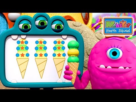 Monsters | Monster Treat Trouble | Learn Math for Kids | Cartoons for Kids