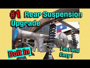 Rear Suspension UPGRADE ! How to install a BOLT in 4 Link Suspension D.I.Y. Auto Restoration