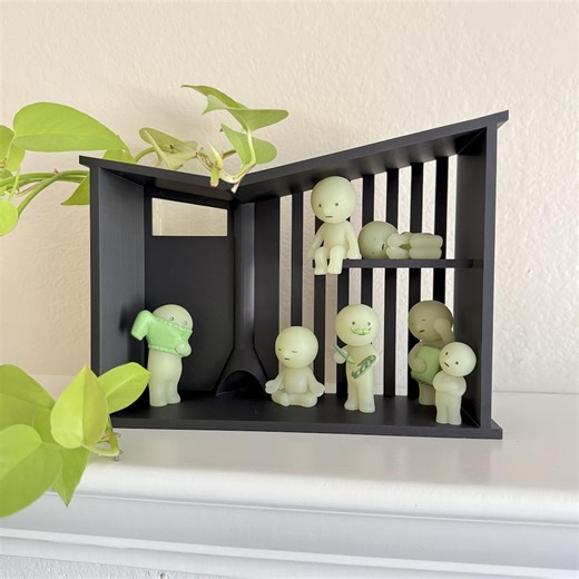 Mid Century Modern Smiski House | 3D Printed Toy Display Shelf | Mini Figure Organizer - Etsy
