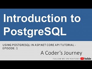Using PostgreSQL in ASP.NET Core API #1 - Introduction