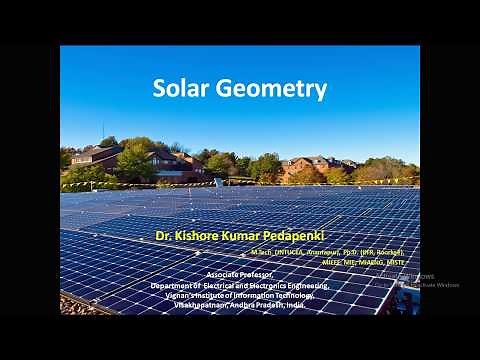 Solar Geometry - Nine Angles with only Six Diagrams