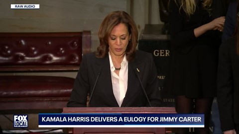 Vice President Kamala Harris delivers eulogy for Jimmy Carter