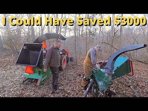 A Better Wood Chipper for 1/2 the Price - Head to Head Comparison