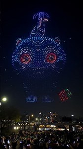 [4K HDR] K-Pop Demon Hunters Encore Drone Show ✨2,000 Drones Performance #kdh #드론쇼 #kpop #derpy