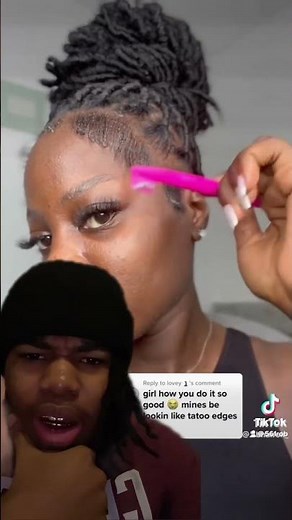 She Taught me how to do Edges 🥰😍