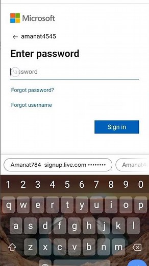 Outlook password change