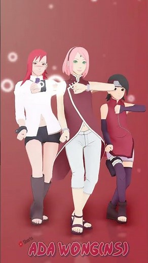 MMD x Naruto | Daleng Dale Dance (Motion! + DL) #mmd #narutoshippuden #sakura #sarada #karin