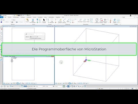 Kennenlernen der Oberfläche von MicroStation