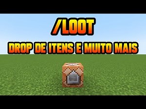 COMO USAR O COMANDO LOOT NO MINECRAFT (JAVA EDITION)