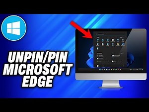 How To Unpin or Pin Microsoft Edge from Taskbar Windows 11 or 10 -Easy Fix