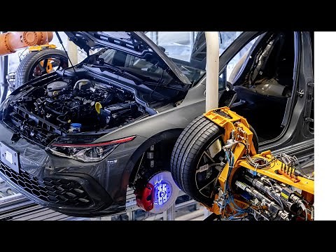 Volkswagen Golf 8 production: Factory tour in Wolfsburg