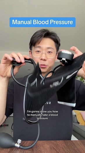 How to manually take a blood pressure. This is how I was taught and used it maybe 1 time but still useful to know if the power goes out and youre admitting someone for malignant hypertension. #doctortok #nursetok #medschoolproblems #howto #fypシ