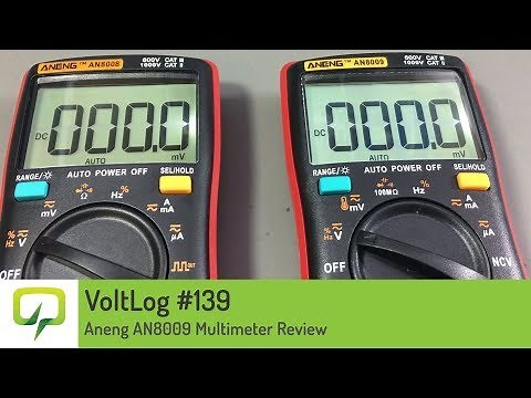 Voltlog #139 - Aneng AN8009 Multimeter Review