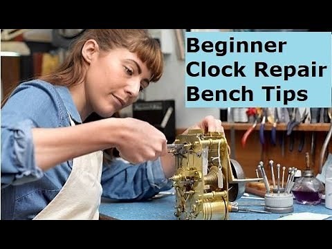Clock Repair basics for the beginner. Work bench tips for doing clock repair. How to get started.