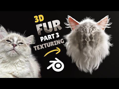 Create Any Fur in Blender! Part 3: Texturing