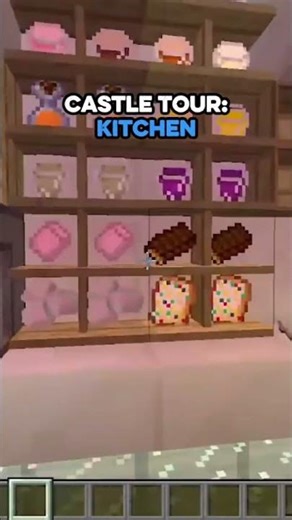 Minecraft Castle Kitchen Tour 🏰 #minecraft #shorts