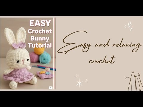 EASY Crochet Bunny Tutorial - Part 1 | The 'Snuggle' Amigurumi Pattern for Beginners