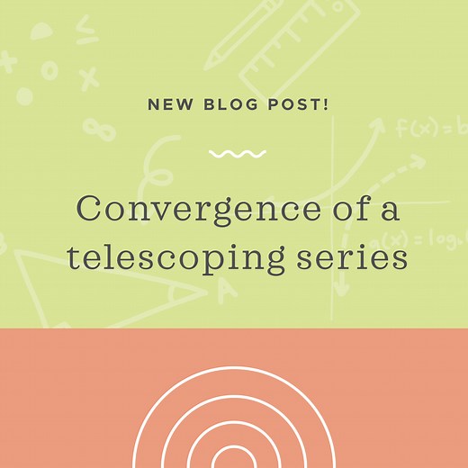 Convergence of a telescoping series — Krista King Math | Online math help