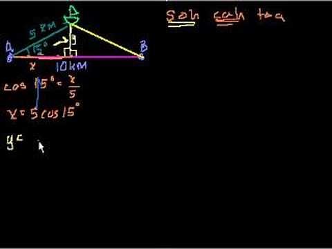 Trigonometry word problems (part 1)