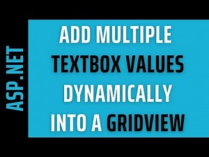 Gridview Populate Add Data Dynamically