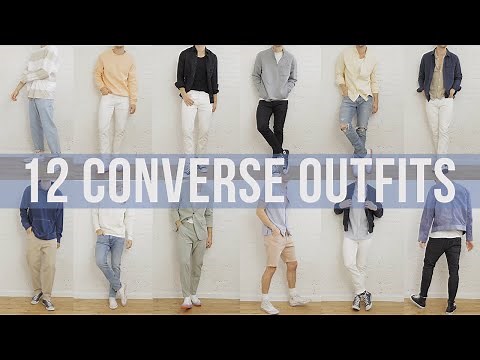 12 Ways to Style Converse | Men's Outfit Inspiration | Spring/ Summer 2021