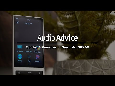 Control4 Neeo Remote Vs. Control4 SR-260 Remote