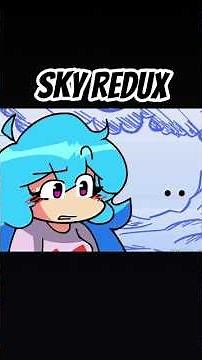 FNF - Heartbreak Havoc [Cutscene|SKY] [Vs. Sky: REDUX] (FNF MOD) #shorts