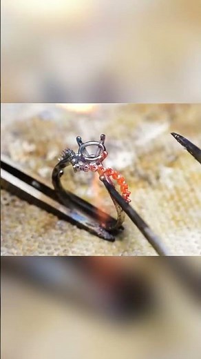 Mastering Stone Setting Techniques: Creating Stunning Diamond Rings #gemstonejewelry #jewelrymaking