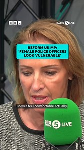 112K views · 1.9K reactions | “I’d much rather see a great big, strapping male police officer with a female [police officer]” Reform leader Nigel Farage says he’d recruit a “physically tougher” standard of police officer. His MP for Runcorn and Helsby, Sarah Pochin, says female officers should be deployed to “more sensitive situations”. Listen to Matt Chorley from 2pm on BBC Sounds. | BBC Radio 5 live | Facebook