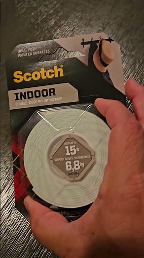 REVIEW: Scotch-Mount Indoor Double-Sided Mounting White Tape, 3M Industrial Strength Adhesive
